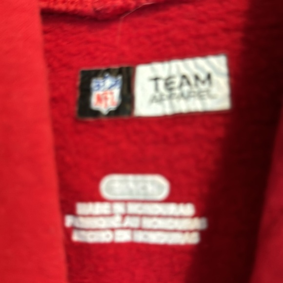 Tampa Bay NFL Buccaneers Red Hoodie Men’s Small - Picture 3 of 3